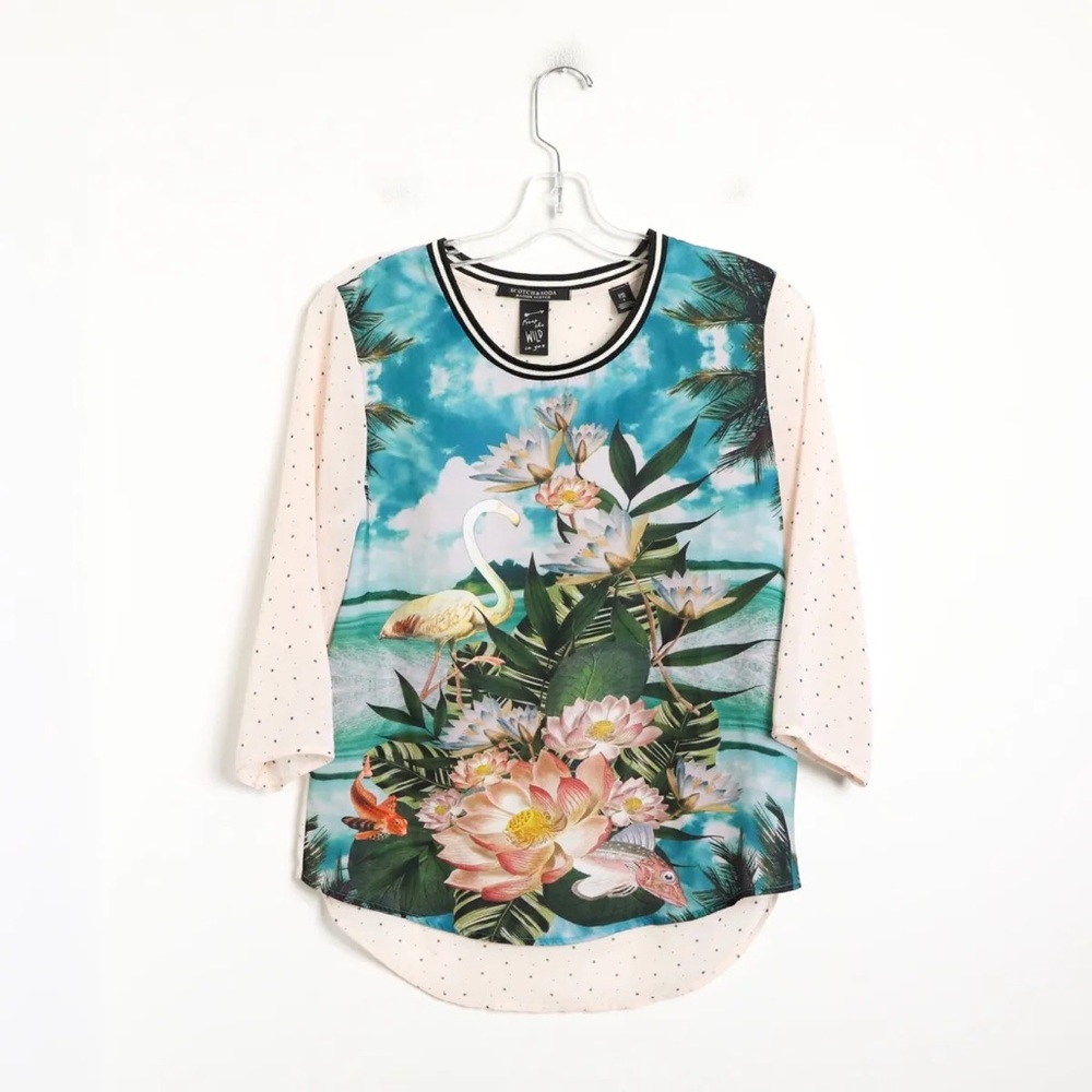Flamingo Scotch & Soda Top